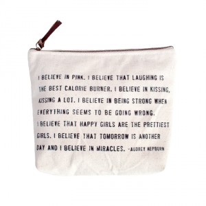 I believe in Pink Canvas Bag